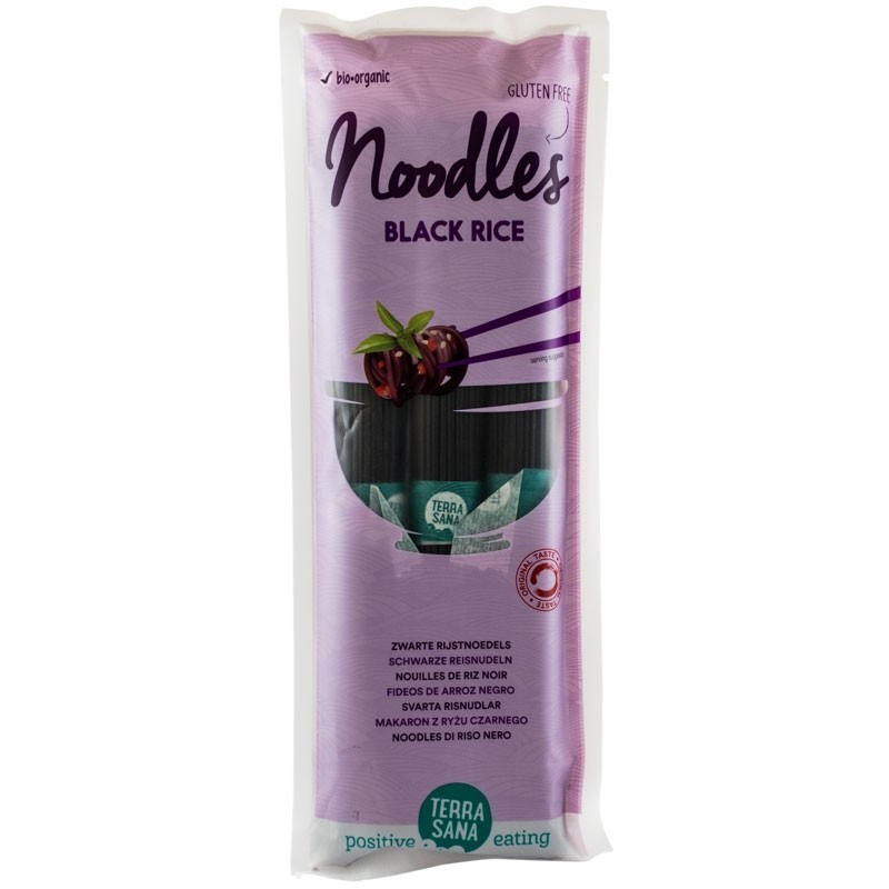 Taitei Bio de Orez Negru, 250 g, Terrasana