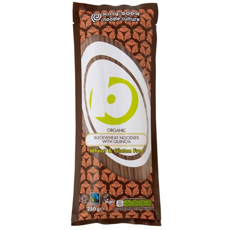 Taitei BIO din Hreisca si Quinoa, 250 g, King Soba