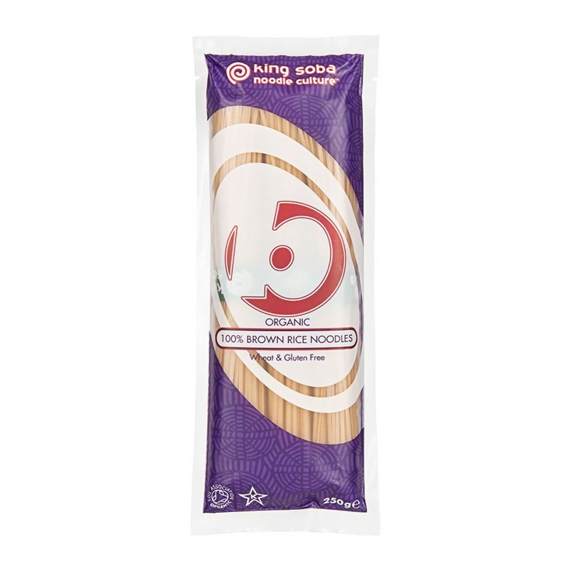 Taitei Bio din Orez Brun, King Soba, 250 g