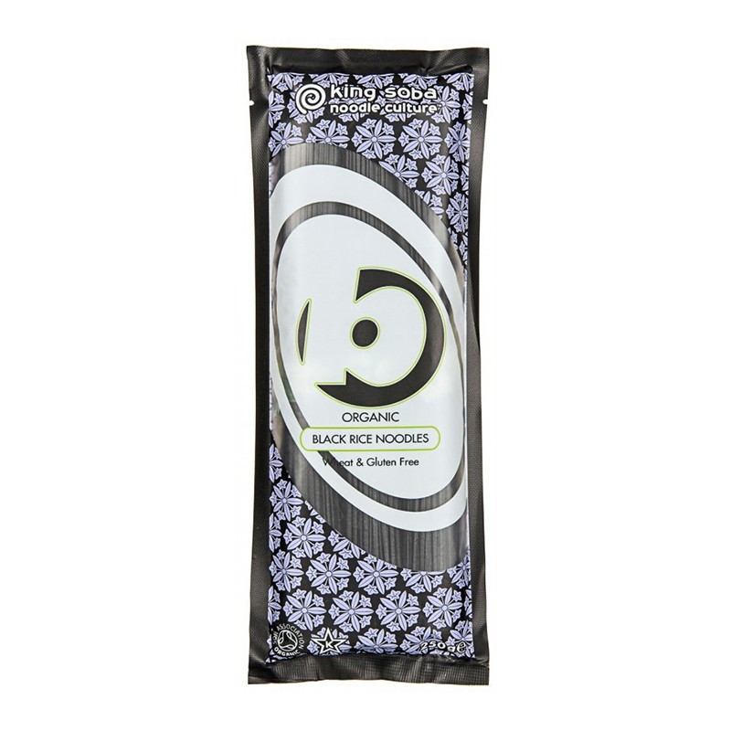 Taitei Bio din Orez Negru, King Soba, 250 g