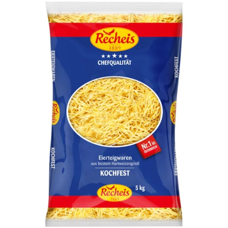 Taitei din Grau Dur cu Ou, Recheis, Bio, 5 kg