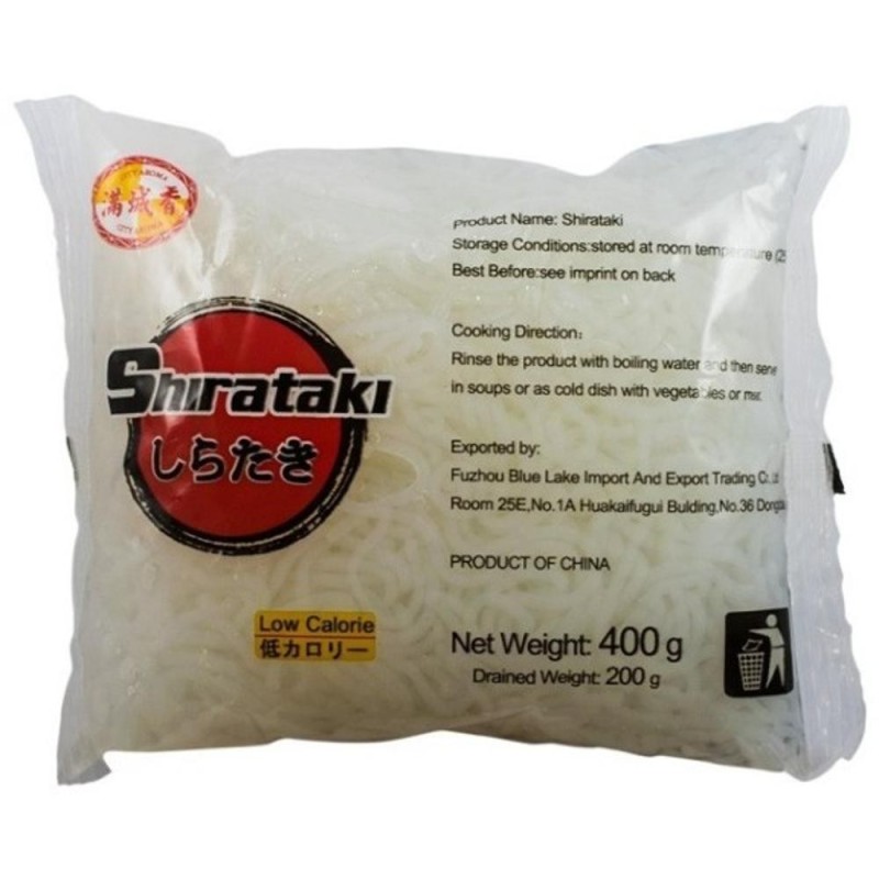 Taitei Fini Shirataki din Faina de Konjac, 400 g, H and S Asia