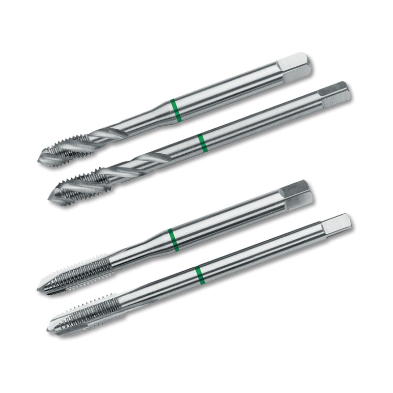 Tarod de Masina Universal, HSSE Co5, Forma B, M 5 X 0.8, Filet Normal, D, Banda Verde, din 371