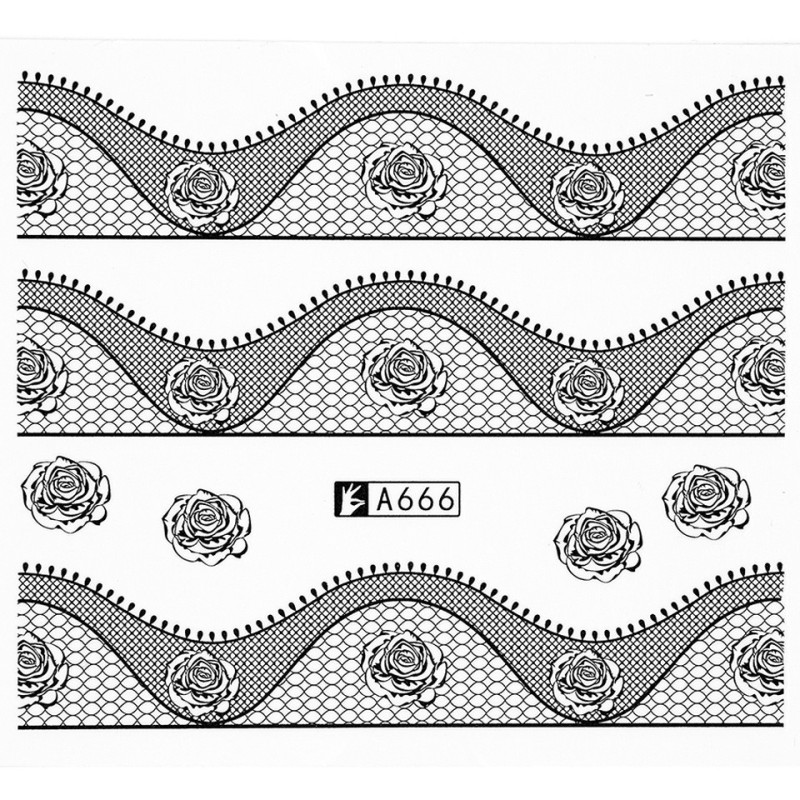 Tatuaj Unghii A666 Lace
