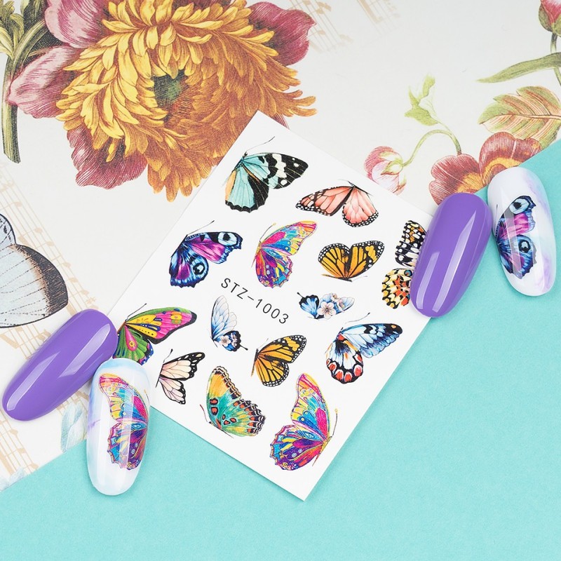 Tatuaj Unghii Luxorise Butterfly World, Stz-1003