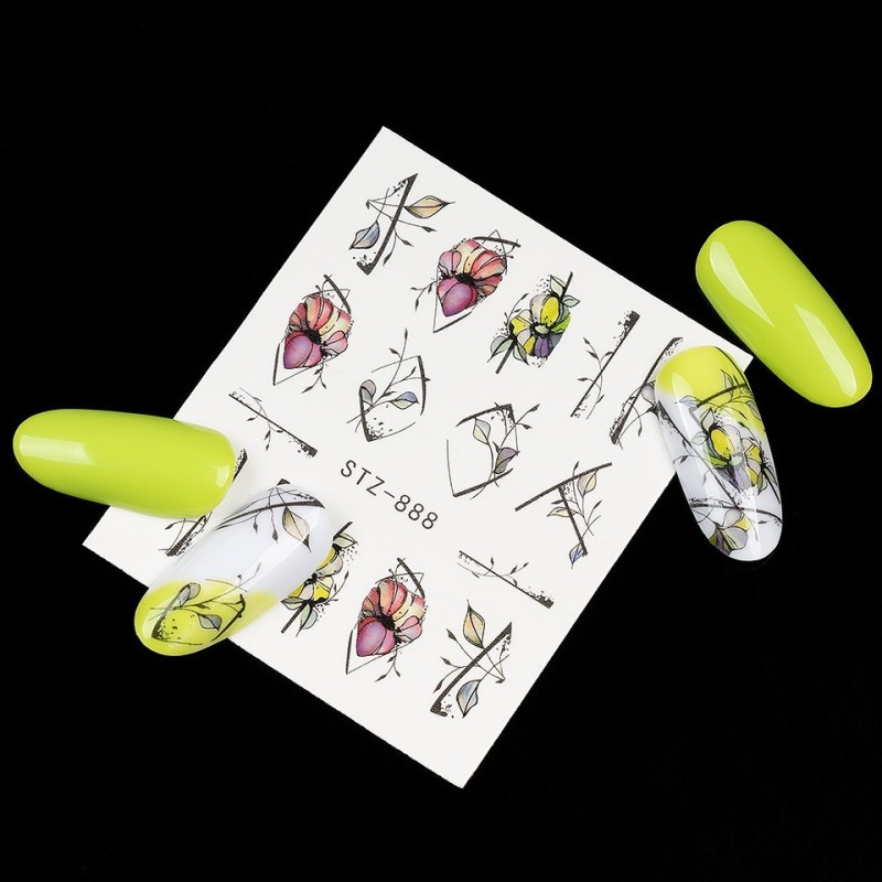 Tatuaj Unghii Luxorise Flower Art Illusion, Stz-888