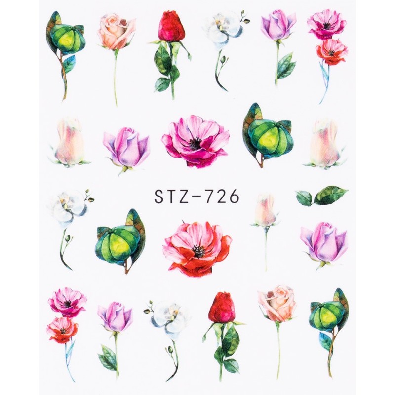 Tatuaj Unghii Luxorise Flower Dream, Stz-726