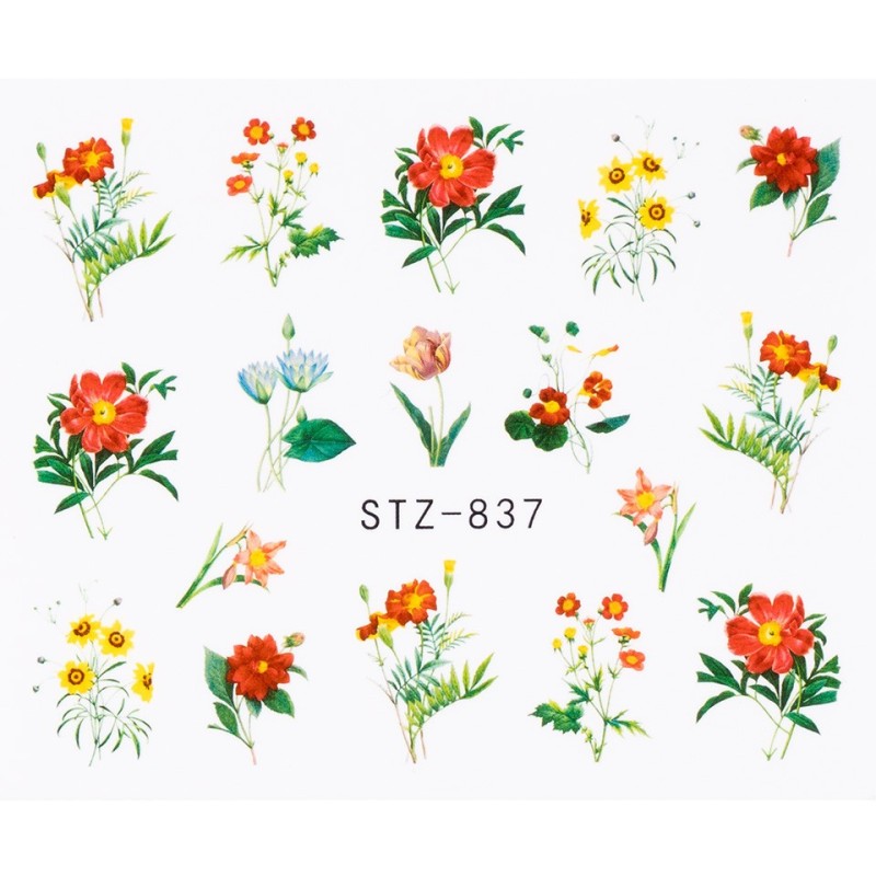 Tatuaj Unghii Luxorise Flower Flash, Stz-837