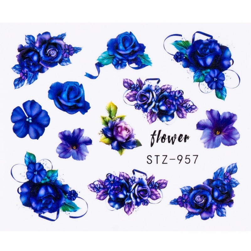 Tatuaj Unghii Luxorise Flower Glow, Stz-957