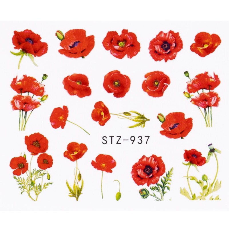 Tatuaj Unghii Luxorise Flower Parade, Stz-937