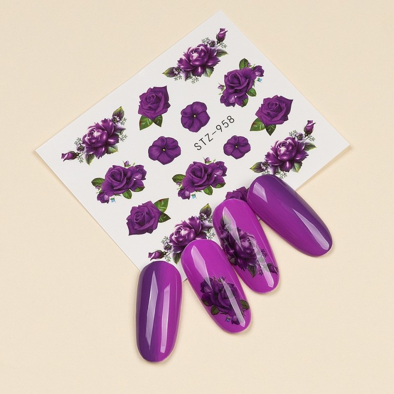 Tatuaj Unghii Luxorise Flower Tears, Stz-958