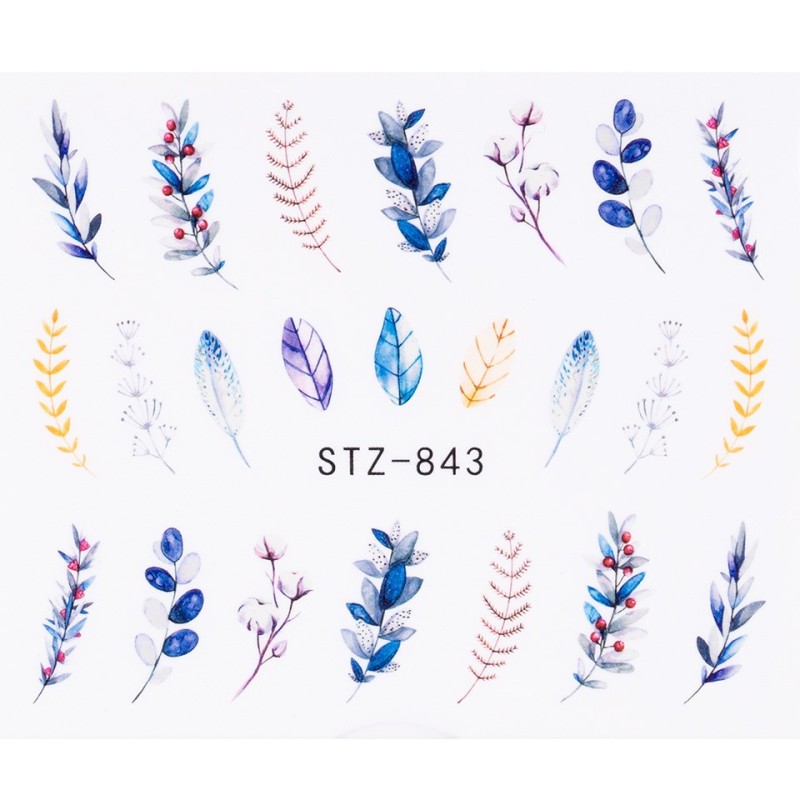 Tatuaj Unghii Luxorise Magic Leaves, Stz-843