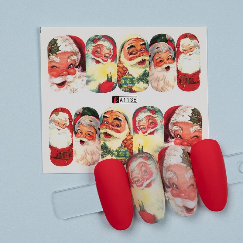 Tatuaj Unghii Luxorise Santa'S Laugh, A1136