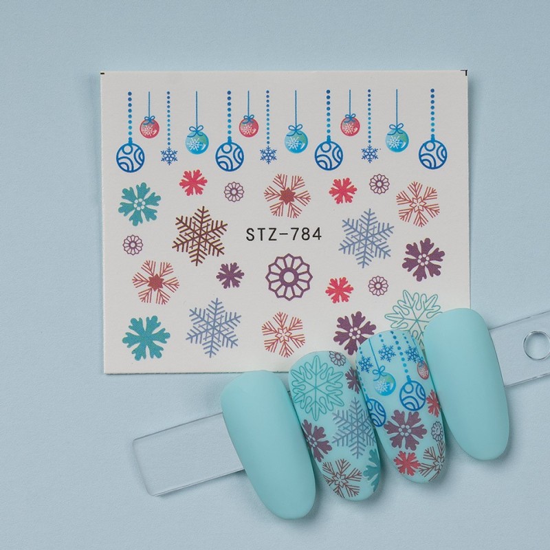 Tatuaj Unghii Luxorise Snowflake Dance, Stz-784