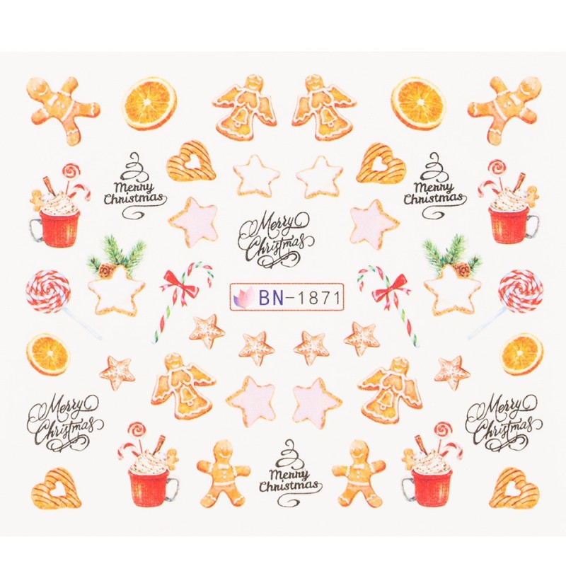 Tatuaj Unghii Luxorise Sweets For Santa, Bn-1871