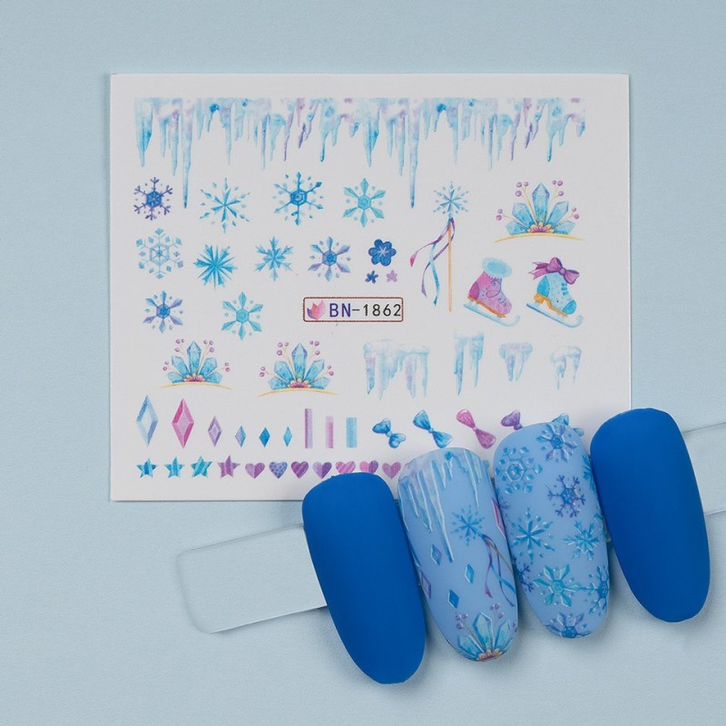 Tatuaj Unghii Luxorise Winter Frost, Bn-1862