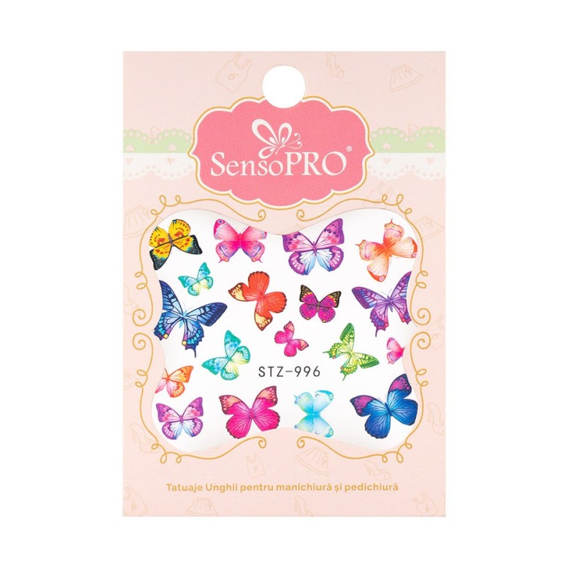 Tatuaj Unghii SensoPRO Summer Challenge, Model Stz-996
