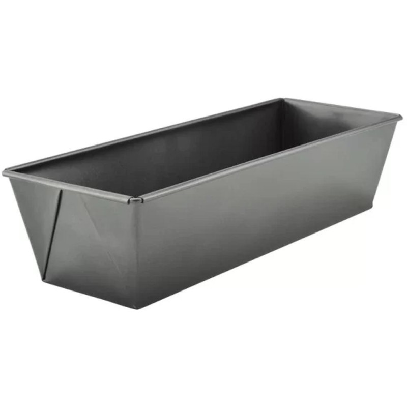 Tava Copt pentru Chec, Dreptunghiulara cu Invelis Antiaderent, 31.7 x 11.7 cm, Gri, Perfect Home