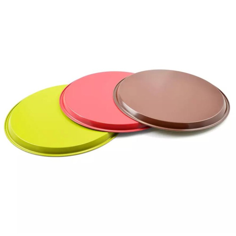 Tava Copt pentru Pizza din Otel, Antiaderenta, 32 x 1.5 cm, Perfect Home