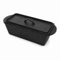 Tava din Fonta pentru Paine, cu Capac, 35 cm, 3 l, Perfect Home