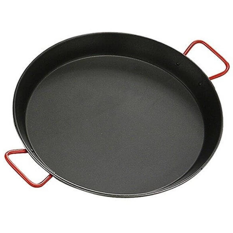 Tava Paella, Otel, Neaderenta, 40 cm, Neagra, Garcima