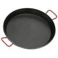 Tava Paella, Otel, Neaderenta, 40 cm, Neagra, Garcima