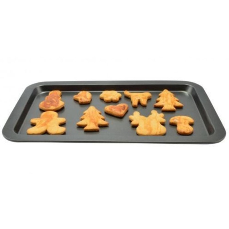 Tava pentru Copt Antiaderenta, 39 x 25 x 1.5 cm, Perfect Home