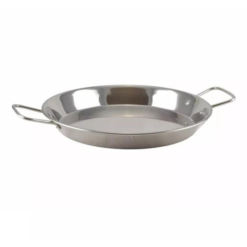 Tava pentru Paella din Inox, 32 cm, Perfect Home