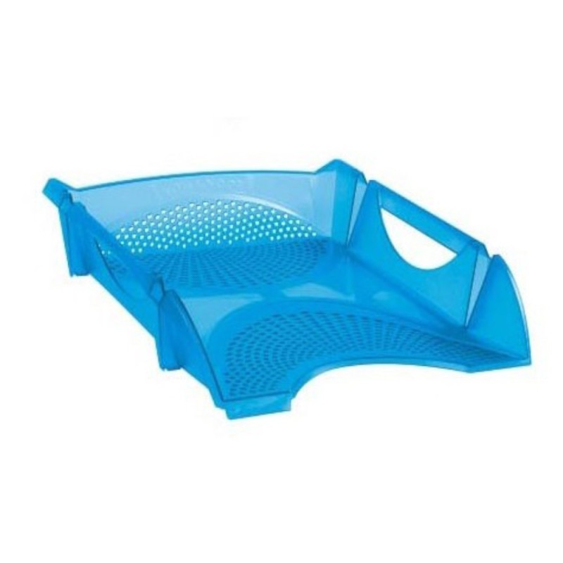 Tavite din Plastic pentru Documente, Albastru Transparent