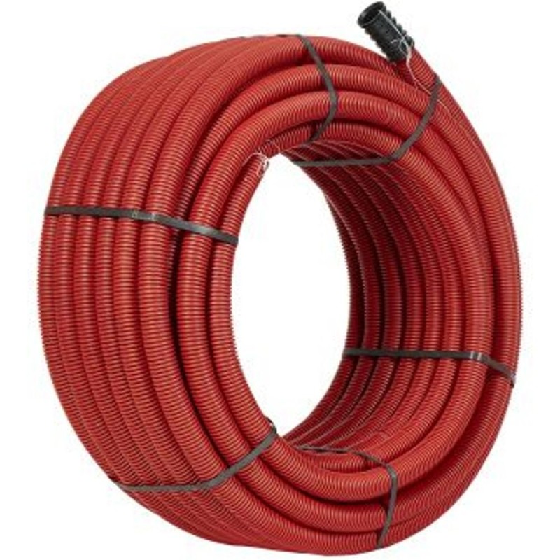 Teava Copex Corugata pentru Protectie Cablu, 40 mm, Rosu, 450N, 50 ml, Z-tools