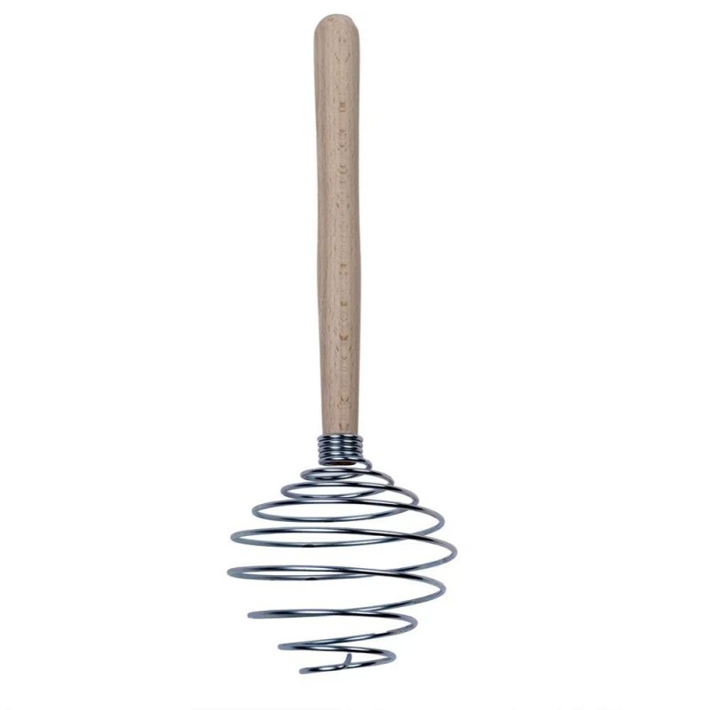 Tel de Bucatarie Tip Spirala, din Metal si Lemn