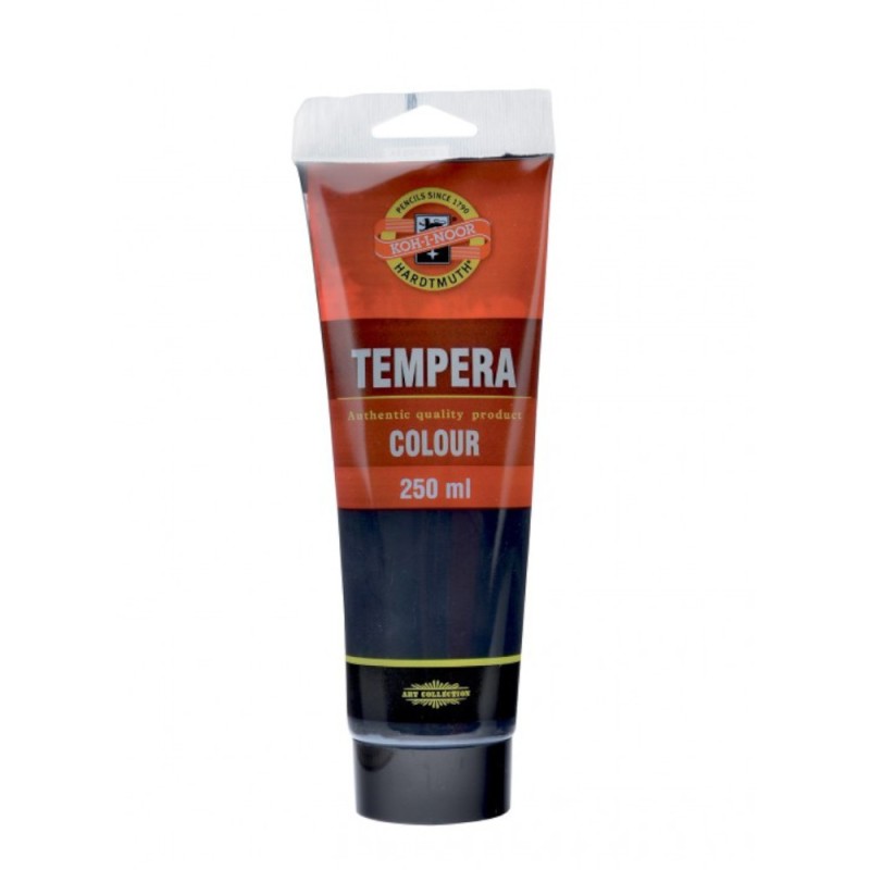 Tempera, Negru, 250 ml