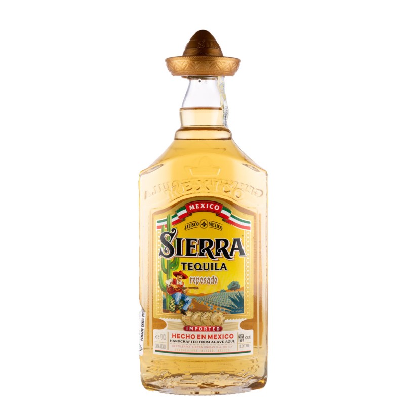 Tequila Sierra Reposado, 0.7 l, 38%