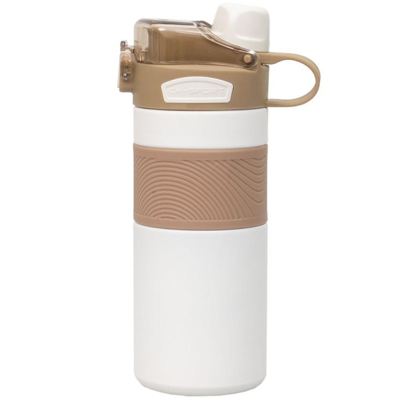 Termos cu Pai, Interior Inox, Capacitate 600 ml, Alb