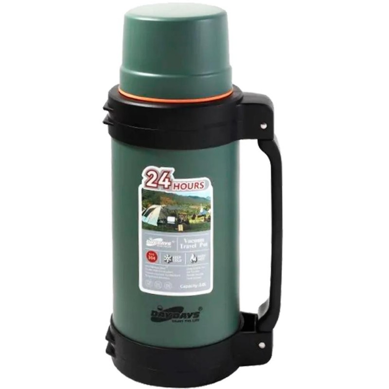 Termos, Metal si Inox, Capacitate 1.20 l, Diverse Culori, Grunberg