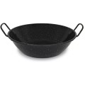 Tigaie Adanca din Fonta Emailata, 22 cm, pentru Paella, Perfect Home