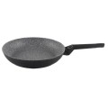 Tigaie Aluminiu, Interior granit, Compatibil Inductie, 26 cm, Maner Soft Touch