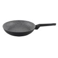 Tigaie Aluminiu, Interior granit, Compatibil Inductie, 26 cm, Maner Soft Touch