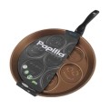 Tigaie din Aluminiu pentru Clatite, Emoji, cu Invelis Antiaderent, 28 cm, Papilla