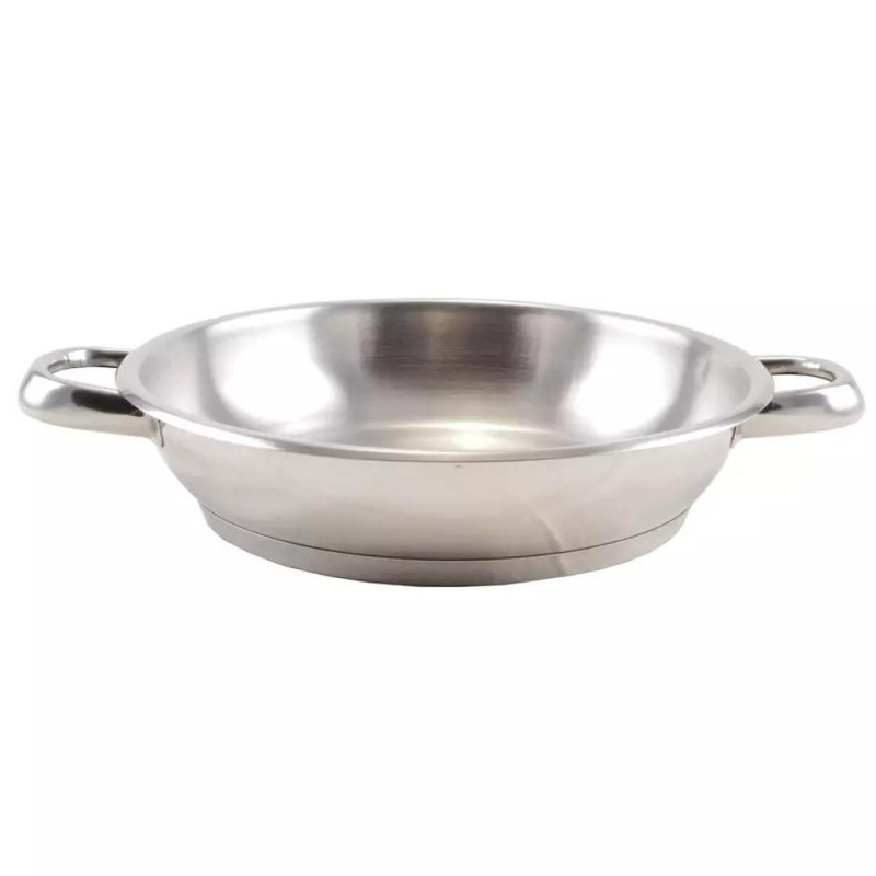 Tigaie din Inox pentru Friptura, cu Manere, 1 l, 20 cm, Argintie, Arian