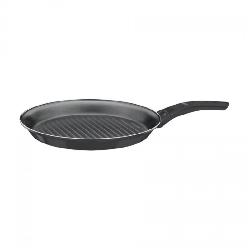 Tigaie Grill Neagra, Rotunda, Diametru 28 cm
