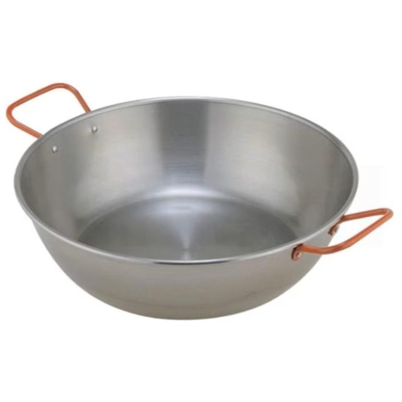 Tigaie pentru Paella, din Otel Lustruit, 26 cm, Perfect Home