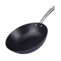 Tigaie Wok din Fonta Tip Fagure, Diametru 28 cm