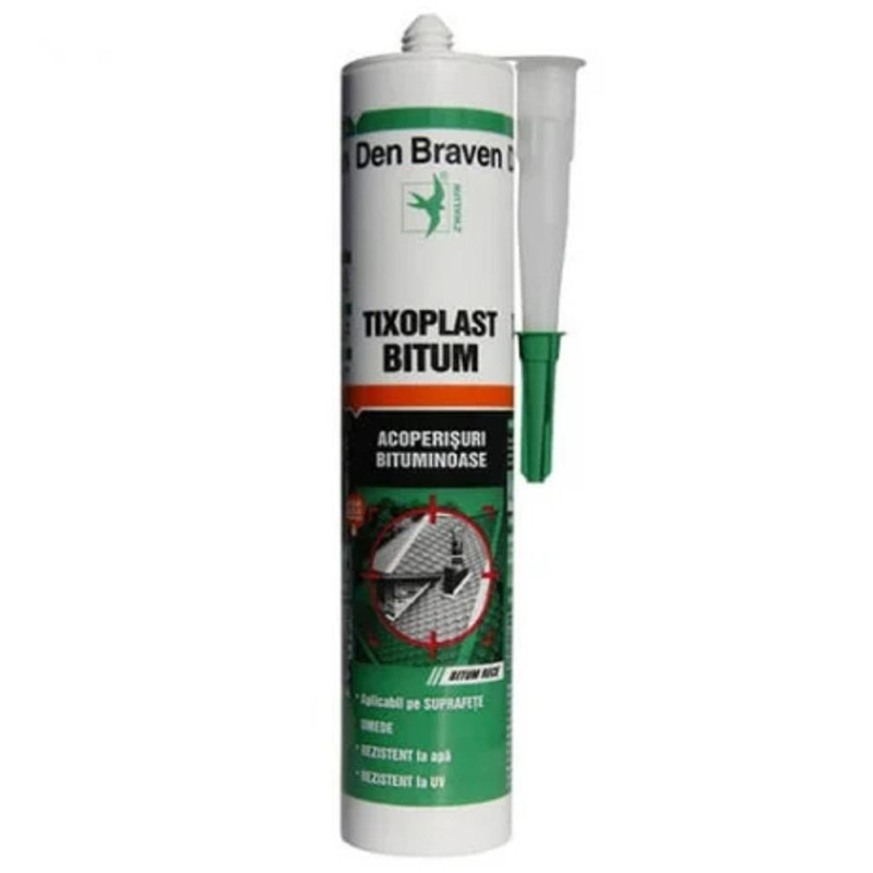 Tixoplast Negru, Den Braven, 280 ml