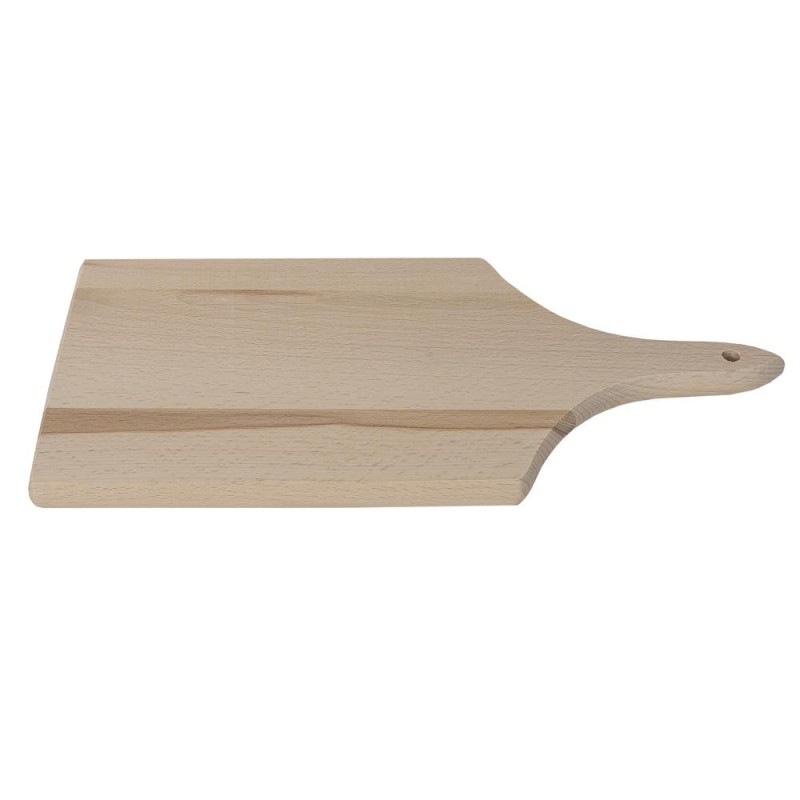 Tocator de Bucatarie cu Maner, din Lemn de Fag, 40 x 20 x 2 cm
