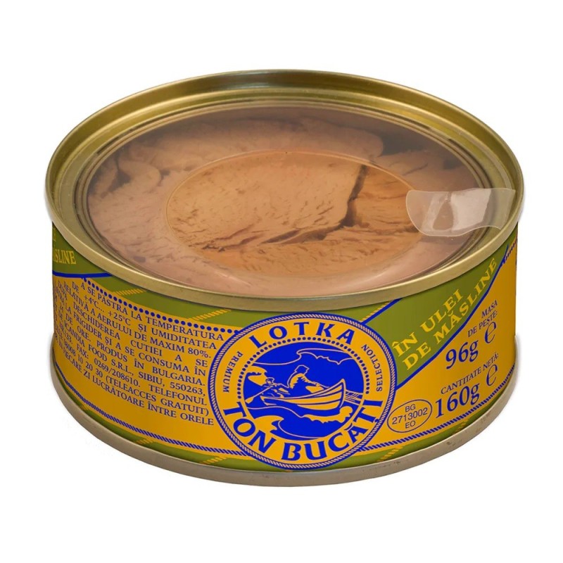 Ton Bucati in Ulei de Masline Lotka, 160 g