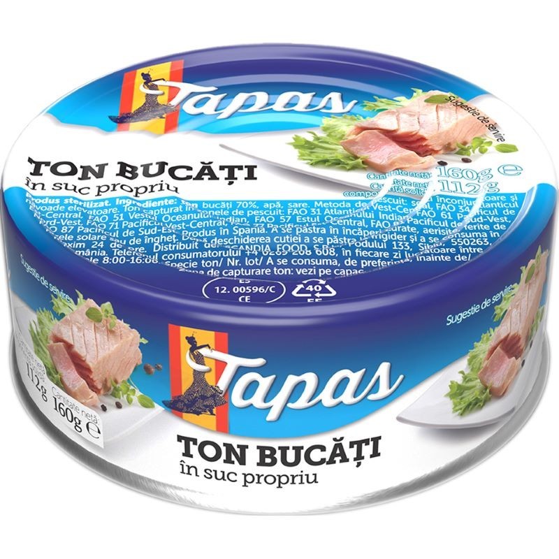 Ton Bucati Tapas In Suc Propriu 160 g