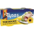 Ton Bucati Tapas In Ulei de Floarea Soarelui 2 x 80 g