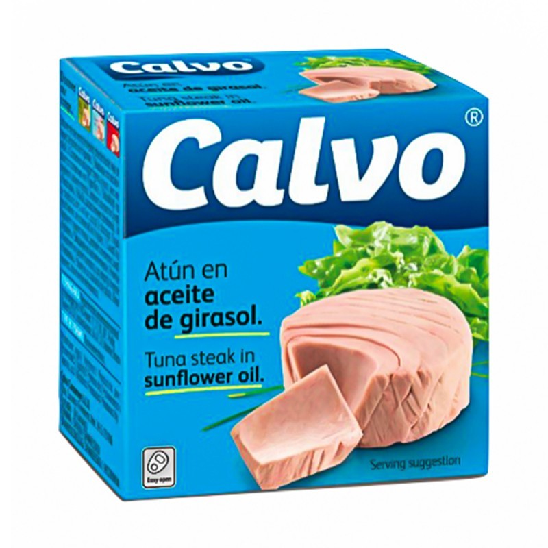 Ton in Ulei Floarea Soarelui Calvo, 80 g