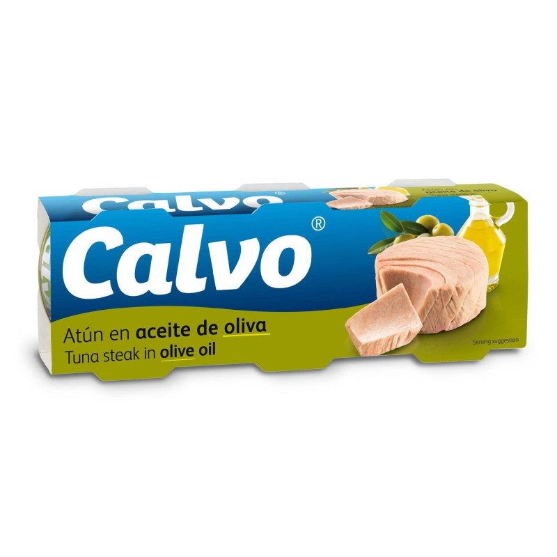 Ton in Ulei Masline Calvo 3 x 80 g